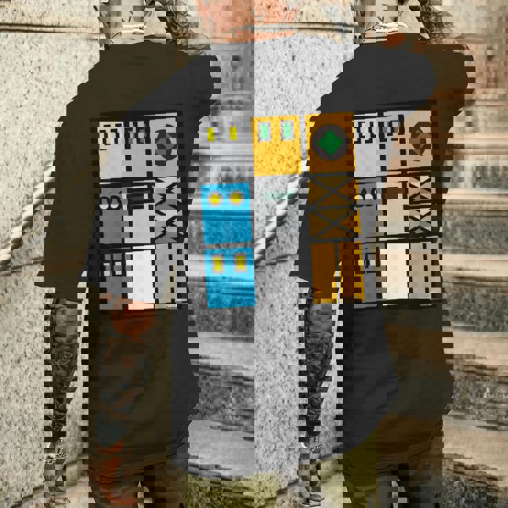 ゴールドライタン カラーデザイン メンズTシャツ バックプリント 彼への贈り物