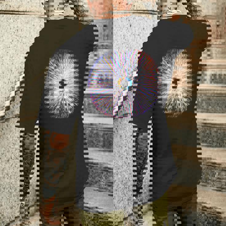 サイケデリック キノコ 胞子 プリント マッシュルーム マジック メンズTシャツ バックプリント 彼への贈り物