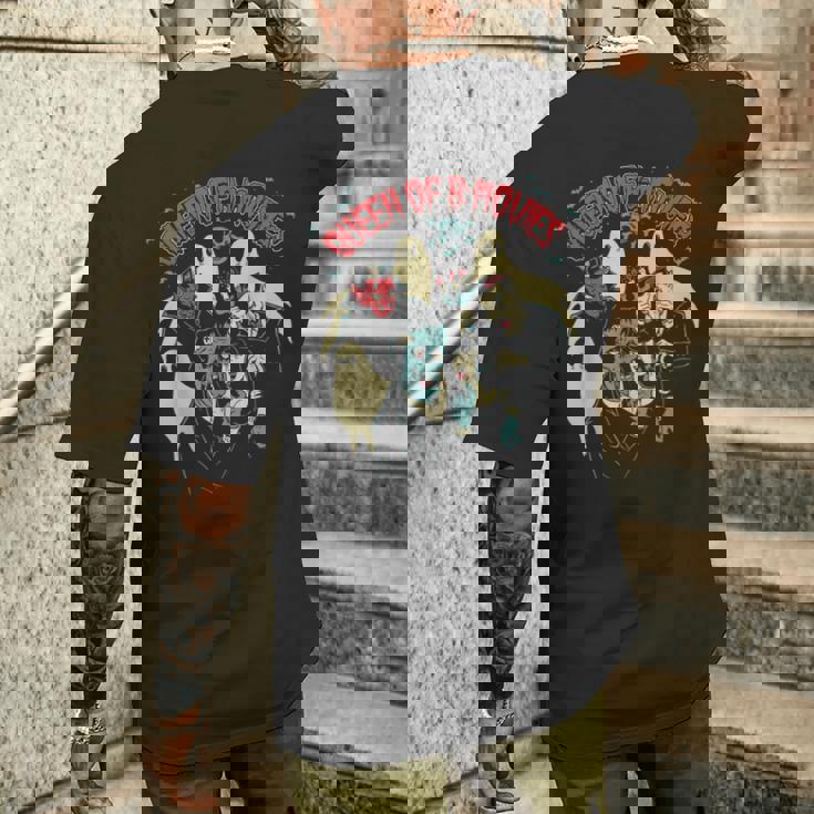 サイコビリー ホラー パンクロック Hr B 映画 メンズTシャツ バックプリント 彼への贈り物