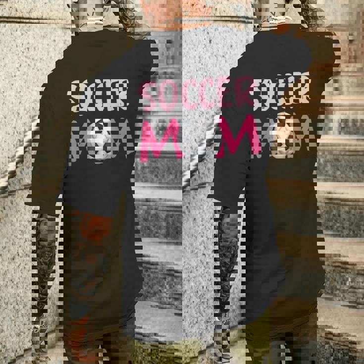 サッカー ママ サッカー プレーヤー マミー サッカー スポーツ サッカー メンズTシャツ バックプリント 彼への贈り物