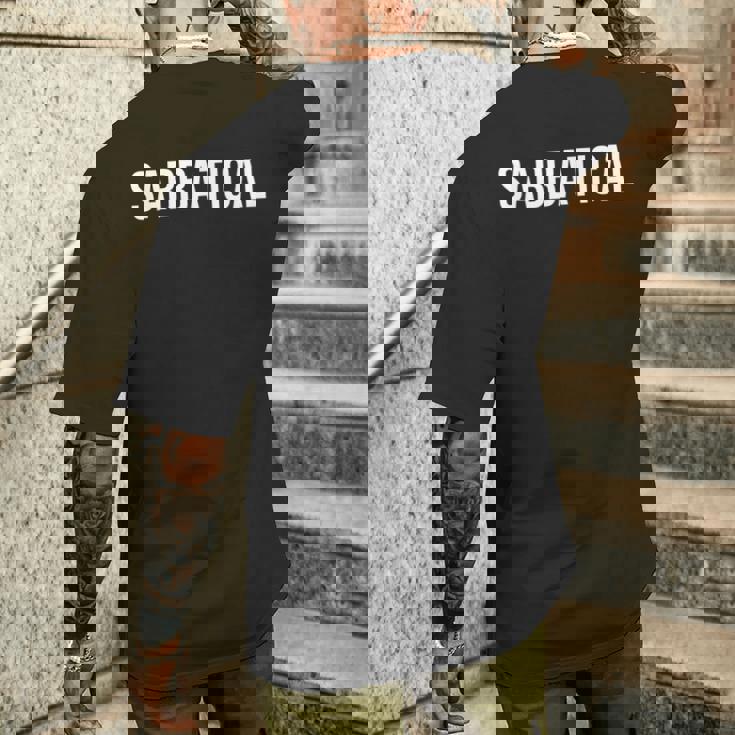 サバティカル メンズTシャツ バックプリント 彼への贈り物