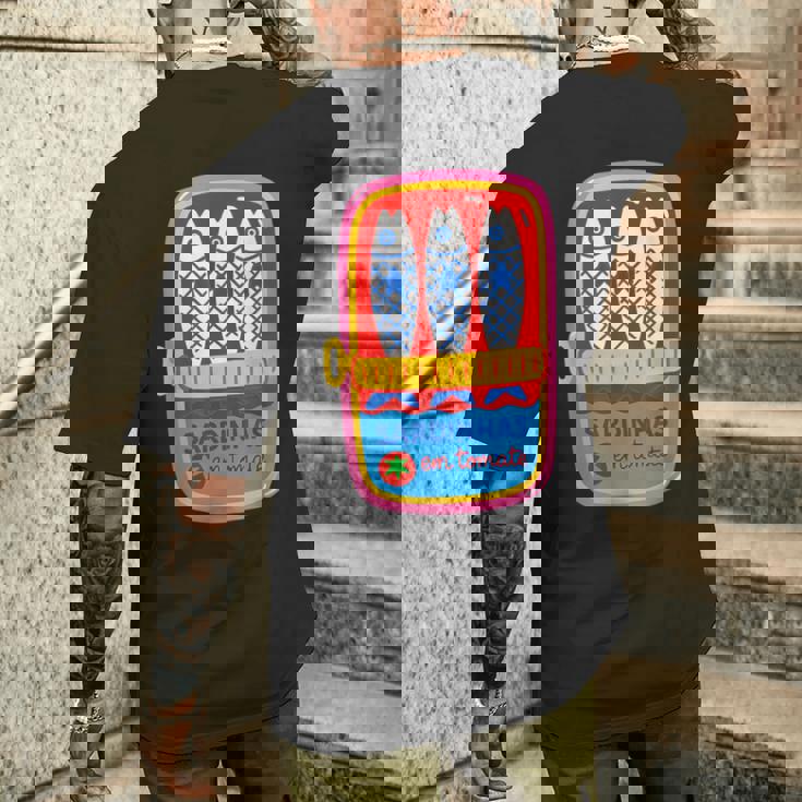 サルディーニャス エム トメイト 遊び心のあるイラスト メンズTシャツ バックプリント 彼への贈り物