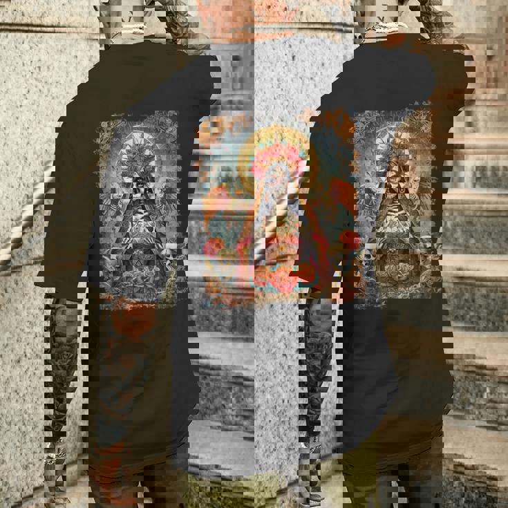 サンタ・ムエルテ・サン・デス メンズTシャツ バックプリント 彼への贈り物