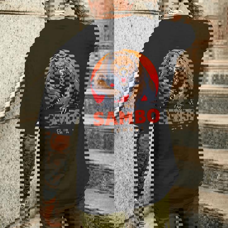 サンボベアファイター メンズTシャツ バックプリント 彼への贈り物