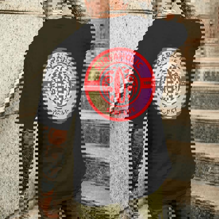 サーフホリック ハングテン サーフライフ サーフボード サーフ サーフィン メンズTシャツ バックプリント 彼への贈り物