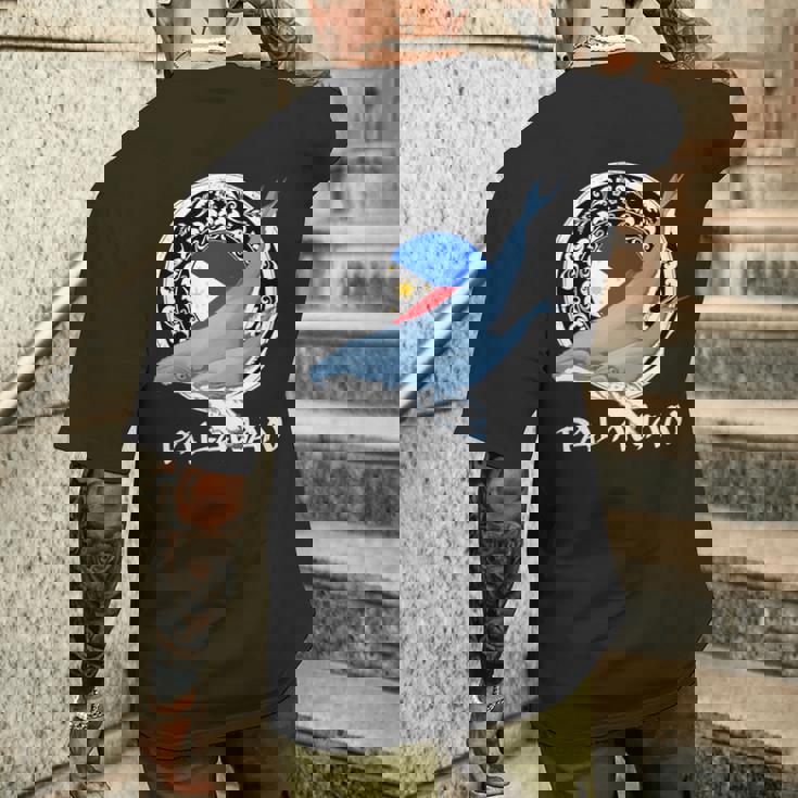 ザトウクジラ パラワン フィリピン 長袖tシャツ メンズTシャツ バックプリント 彼への贈り物