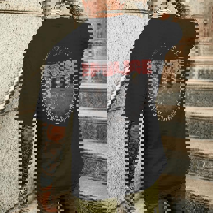 ザ・ポリス・Jfkスタジアム 1983 メンズTシャツ バックプリント 彼への贈り物