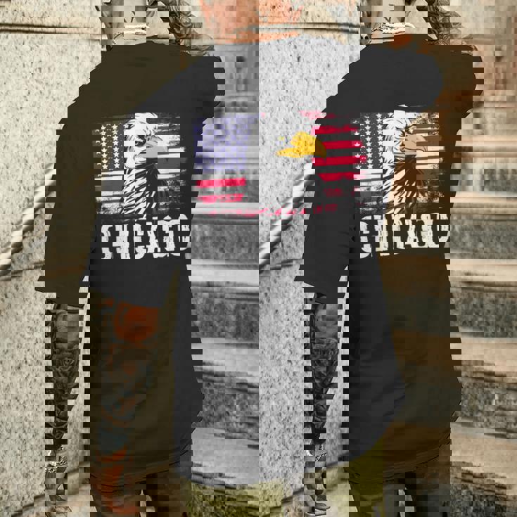 シカゴ Chicago メンズTシャツ バックプリント 彼への贈り物