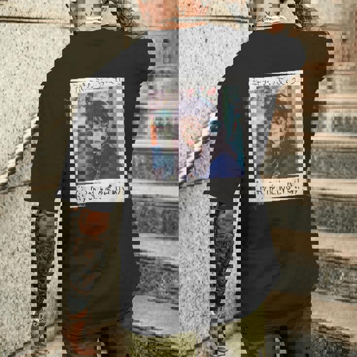 シティポップ 春 桜 日本の美学 ヴェイパーウェイブ Japanese Aesthetic メンズTシャツ バックプリント 彼への贈り物