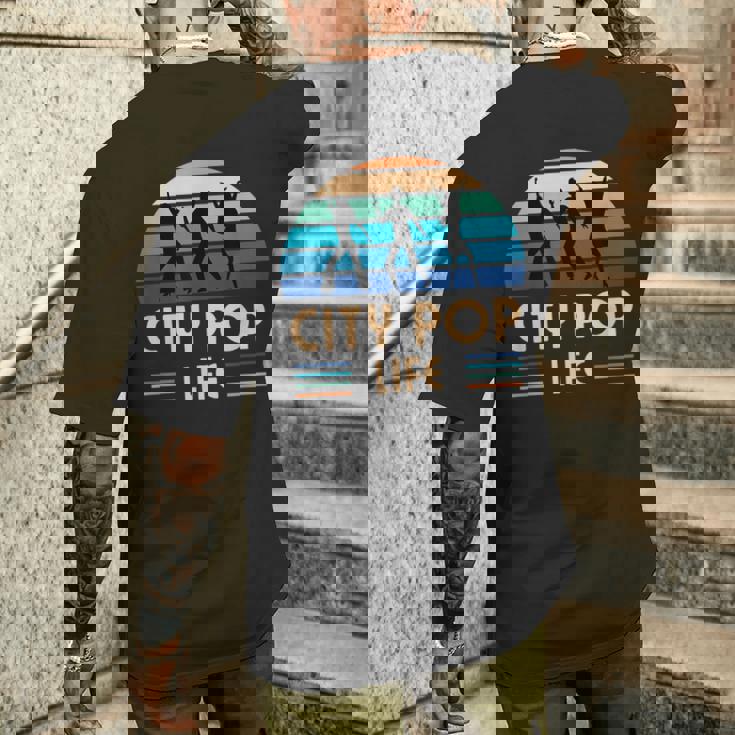 シティポップライフ メンズTシャツ バックプリント 彼への贈り物