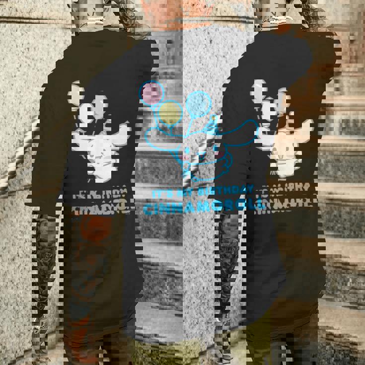 シナモロール It's My Birthday メンズTシャツ バックプリント 彼への贈り物