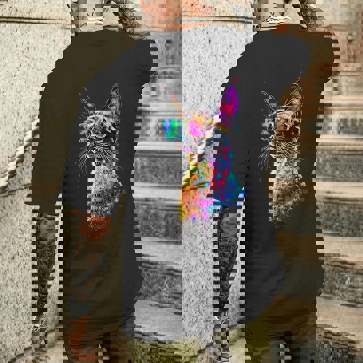 シャム猫 シャム猫 甘いシャム猫 メンズTシャツ バックプリント 彼への贈り物