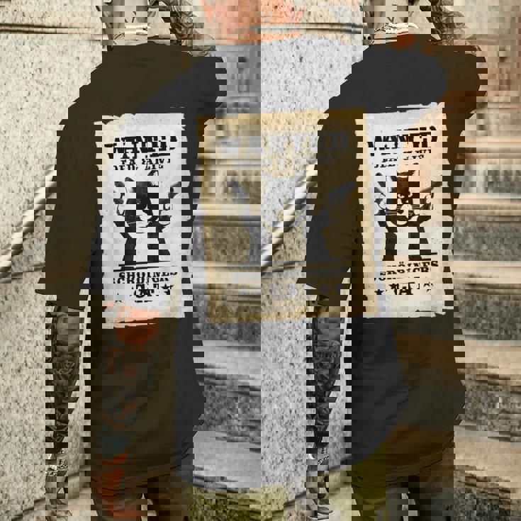 シュレディンガーの猫 物理学 パラドックス 量子力学 科学 メンズTシャツ バックプリント 彼への贈り物