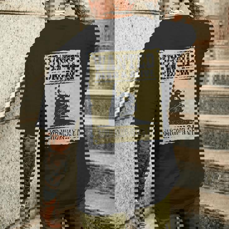 シュレディンガーキャット メンズTシャツ バックプリント 彼への贈り物