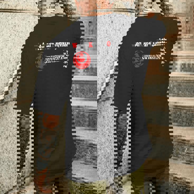 シンキョクシンカイ 空手 新極真 大山極真 メンズTシャツ バックプリント 彼への贈り物