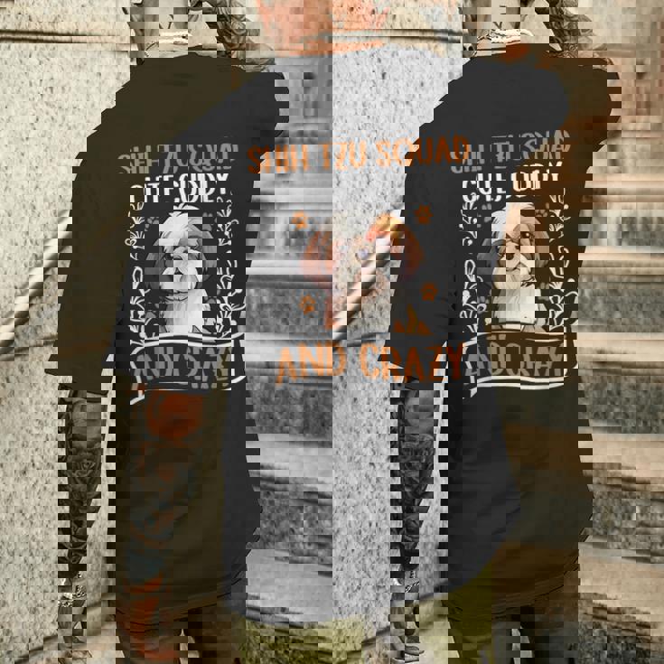 シーズー犬の面白いことわざ メンズTシャツ バックプリント 彼への贈り物