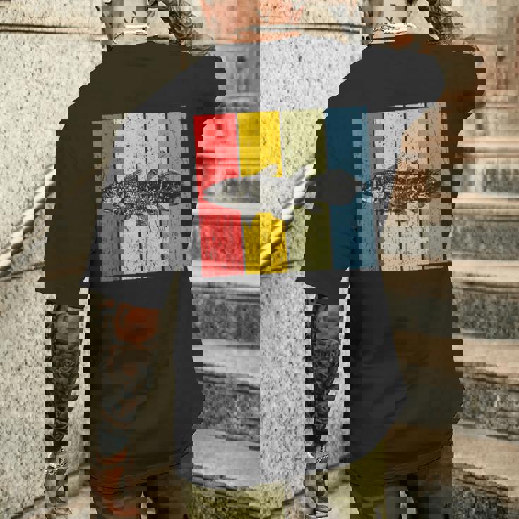 シーラカンスレトロ メンズTシャツ バックプリント 彼への贈り物