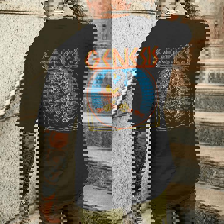 ジェネシス・ディストレストド・バード メンズTシャツ バックプリント 彼への贈り物