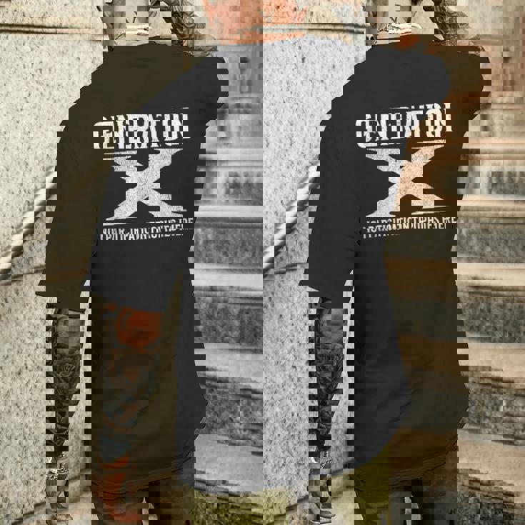 ジェネレーションx メンズTシャツ バックプリント 彼への贈り物