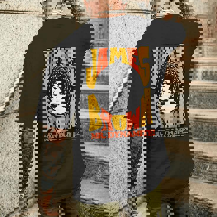 ジェームズ・ブラウン ミスター・ダイナマイト メンズTシャツ バックプリント 彼への贈り物