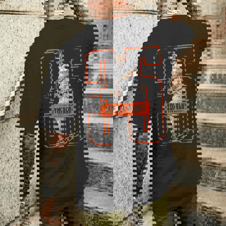 ジャスティン・バーランダー メンズTシャツ バックプリント 彼への贈り物