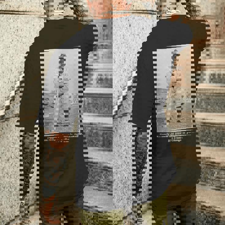 ジャッキーロビンソン_Baseball_034 メンズTシャツ バックプリント 彼への贈り物