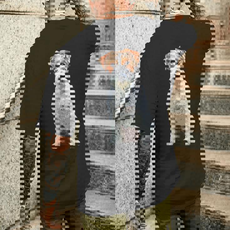 ジャックラッセルテリア ラフコート メンズTシャツ バックプリント 彼への贈り物