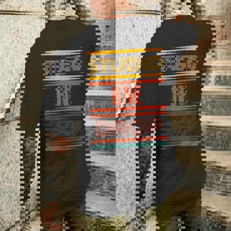 ジャマイカレゲエ 音楽スタジオ ワンドロップ ジャマイカ お土産 メンズTシャツ バックプリント 彼への贈り物