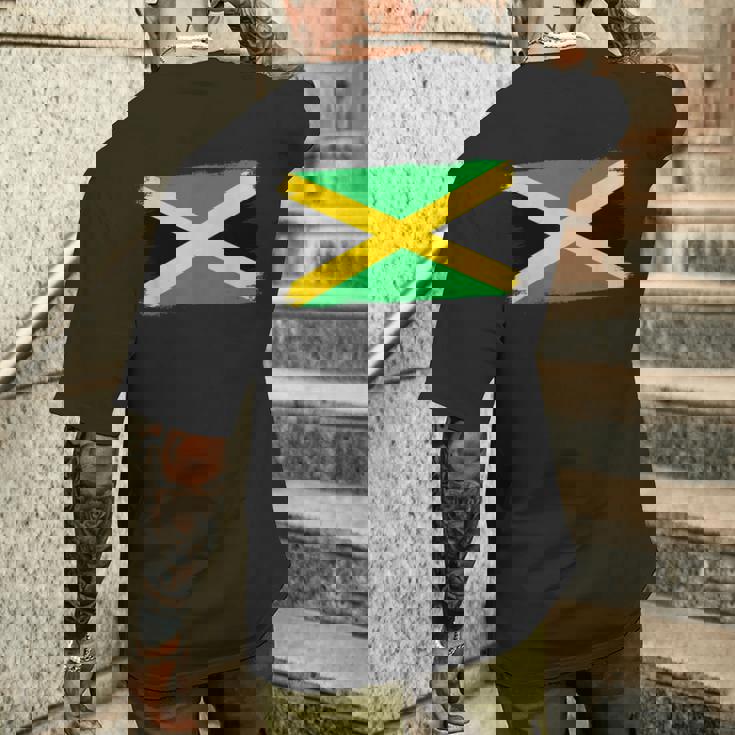 ジャマイカ国旗ジャマイカ メンズTシャツ バックプリント 彼への贈り物