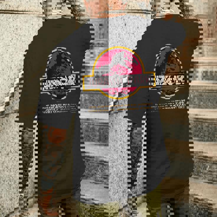 ジュラシック・ワールド Jurassic Parkpixel メンズTシャツ バックプリント 彼への贈り物