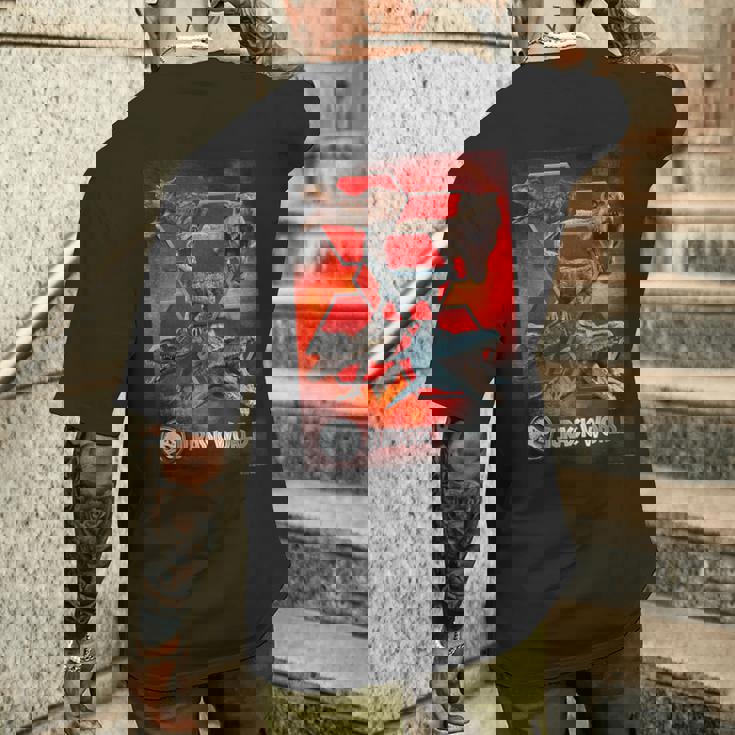 ジュラシック・ワールド Large Set メンズTシャツ バックプリント 彼への贈り物