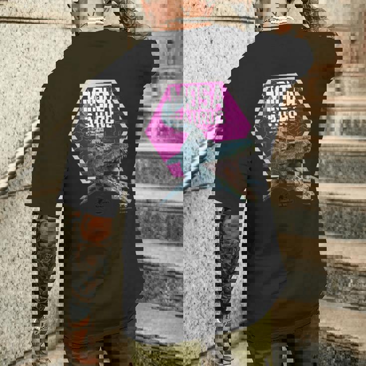 ジュラシック・ワールド Mosasaurus Data メンズTシャツ バックプリント 彼への贈り物