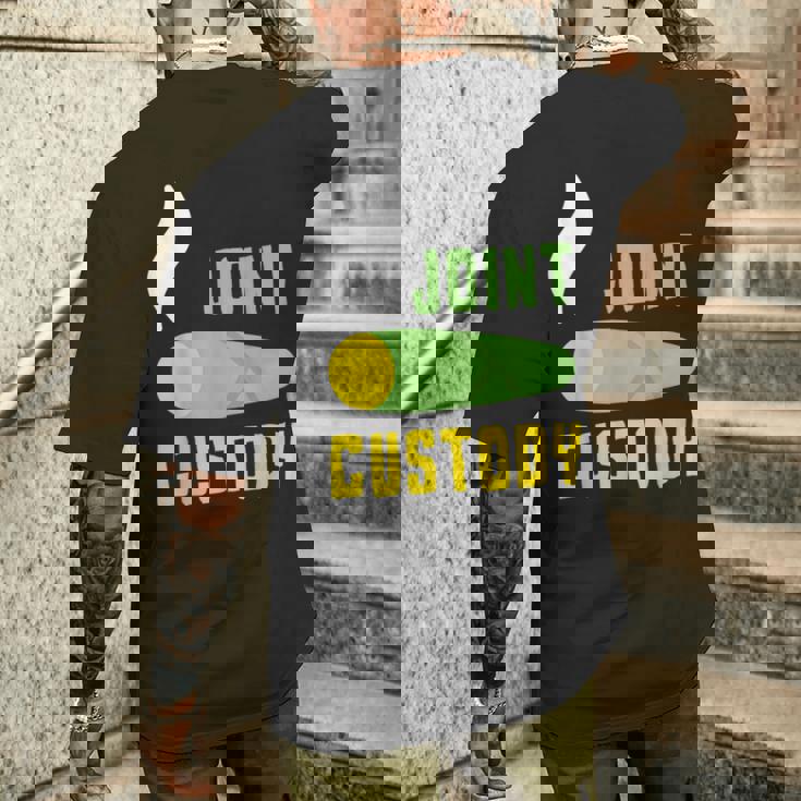 ジョイントカストディ マリファナウィード メンズTシャツ バックプリント 彼への贈り物