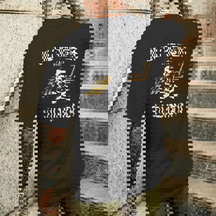 ジョリーロジャース ストライクファイター スクアドロンfa-103 デザイン メンズTシャツ バックプリント 彼への贈り物