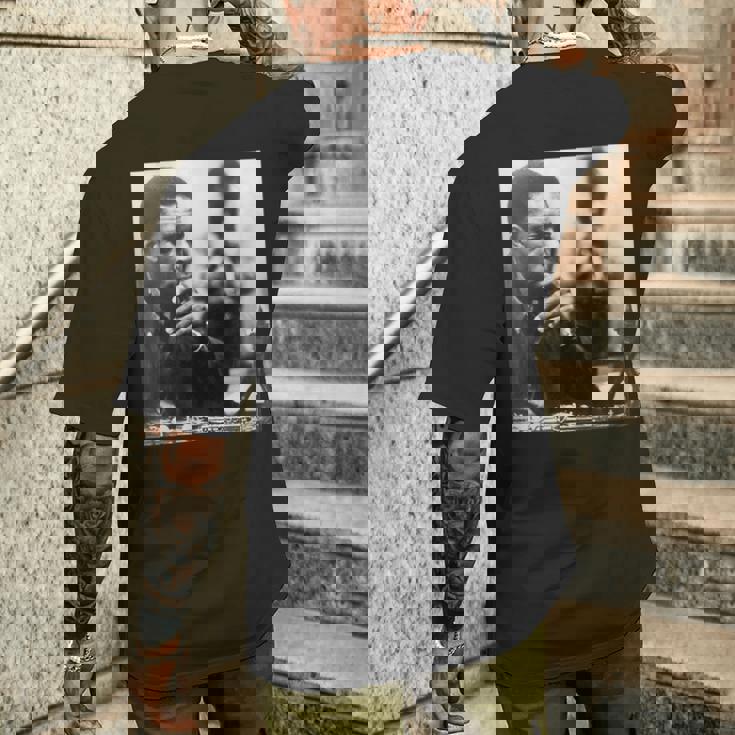 ジョン・コルトレーン 白黒写真 メンズTシャツ バックプリント 彼への贈り物