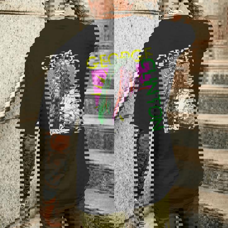 ジョージ・クリントン ファンカデリック コミック バースト メンズTシャツ バックプリント 彼への贈り物