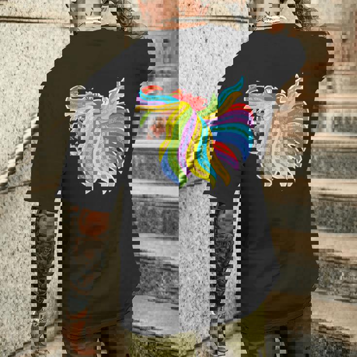 ジョージ・クリントン レインボーヘア メンズTシャツ バックプリント 彼への贈り物