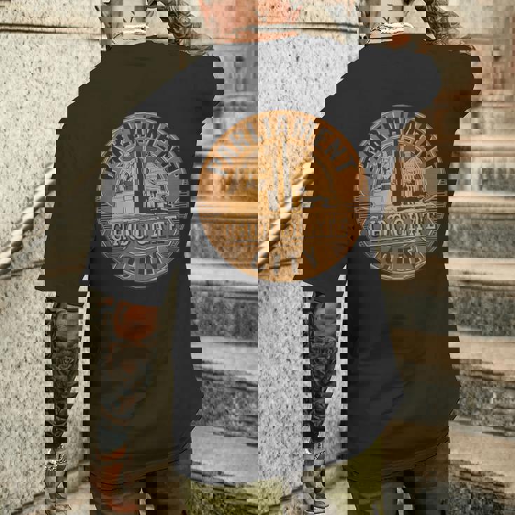 ジョージ・クリントン議会ファンカデリック・チョコレート・シティ メンズTシャツ バックプリント 彼への贈り物