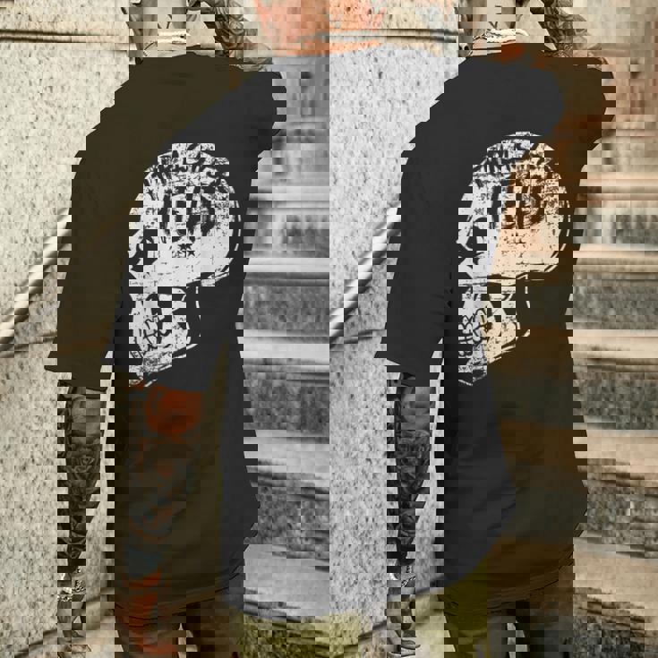 スカルスラッシャーヘッド メンズTシャツ バックプリント 彼への贈り物