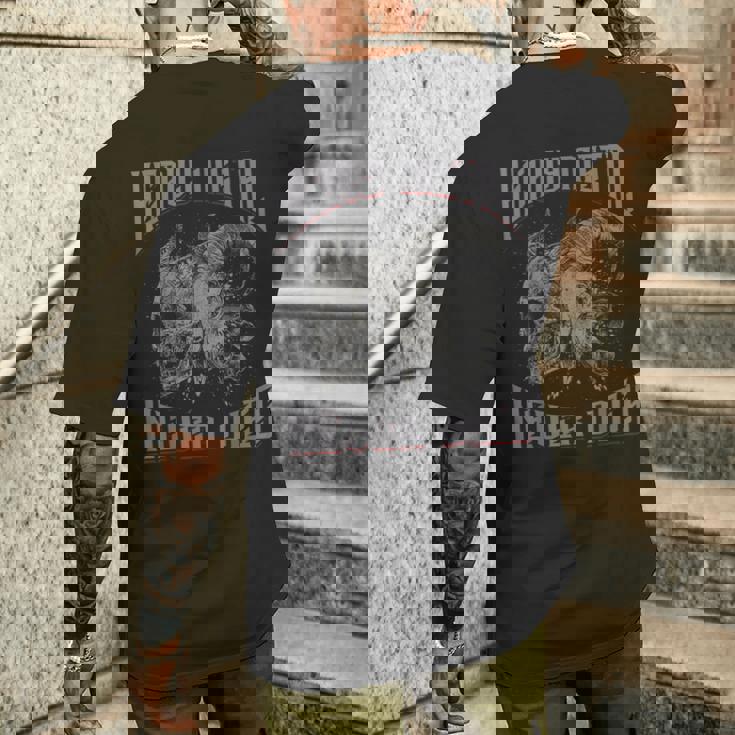 スカル＆バフォメット ヘビーメタル メンズTシャツ バックプリント 彼への贈り物