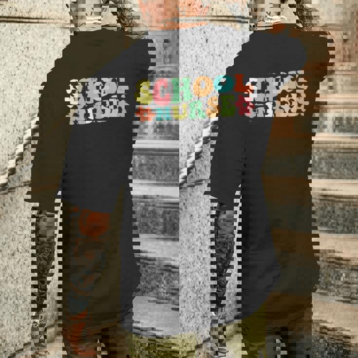 スクールナース メンズTシャツ バックプリント 彼への贈り物