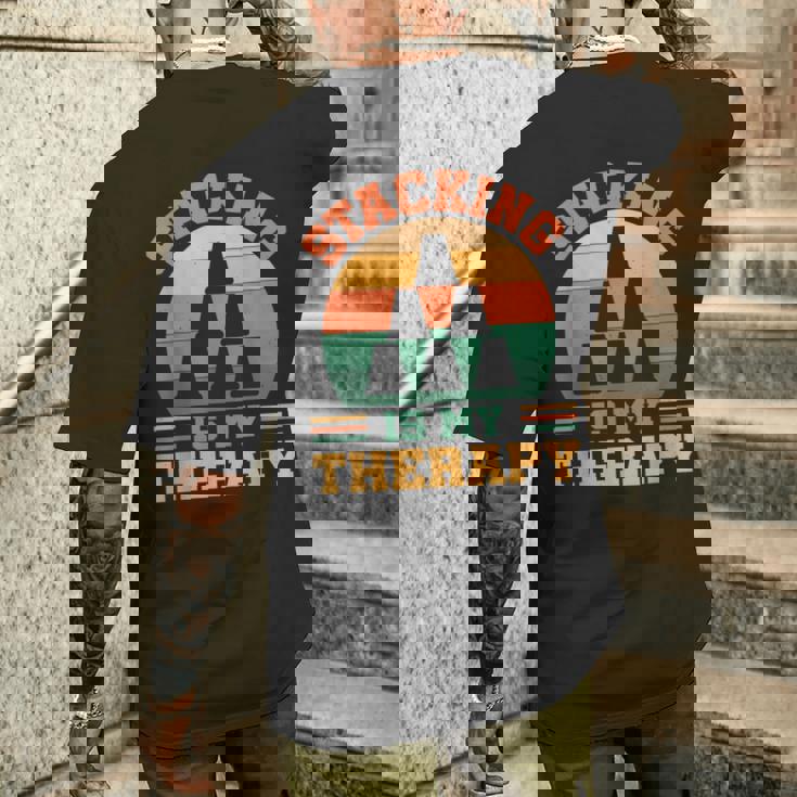 スタッキングカップ スピードスタッカー スポーツ スタッキング ティーカップ スタッキング メンズTシャツ バックプリント 彼への贈り物