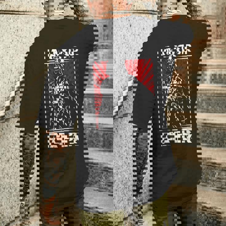 スターウォーズ クラシック 父の日 I Am Your Father 胸ポスター メンズTシャツ バックプリント 彼への贈り物