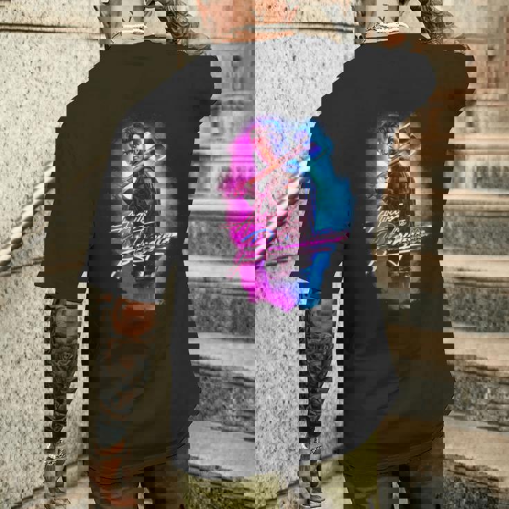 ストレンジャー・シングス スティーブ・ハリントン ベビーシッター 斧 80年代 レトロ メンズTシャツ バックプリント 彼への贈り物