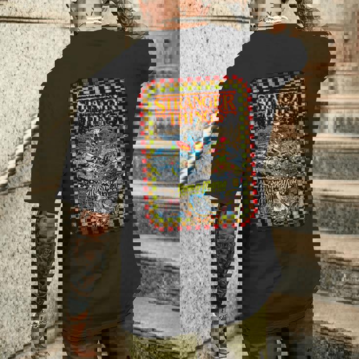 ストレンジャー・シングス プロモ コミック イレブン リンク O マニア レトロ 80年代 メンズTシャツ バックプリント 彼への贈り物