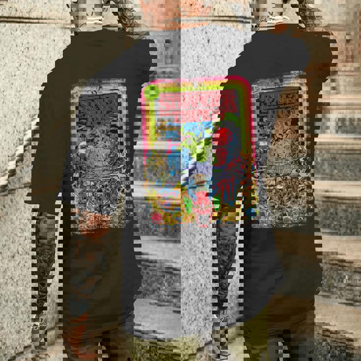 ストレンジャー・シングス プロモコミック ザ・パーティー ベクナ バトル レトロ 80年代 メンズTシャツ バックプリント 彼への贈り物