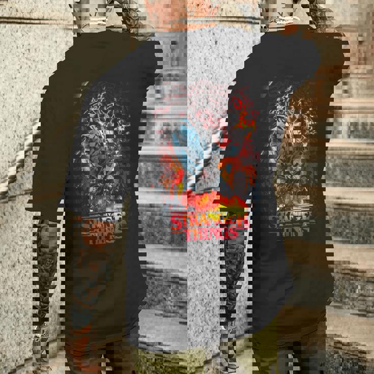 ストレンジャー・シングス ヘルファイア クラブ ギター エディ・マンソン ロックスター メンズTシャツ バックプリント 彼への贈り物