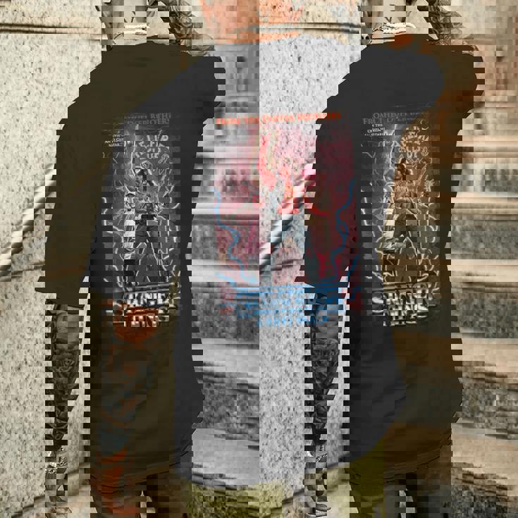 ストレンジャー・シングス リミックス エディ・ヘルファイア クラブ アートポスター メンズTシャツ バックプリント 彼への贈り物