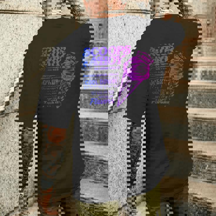 ストレンジャー・シングス ヴィンテージ スクープ アホイ アイスクリーム クールダウン ミーム メンズTシャツ バックプリント 彼への贈り物