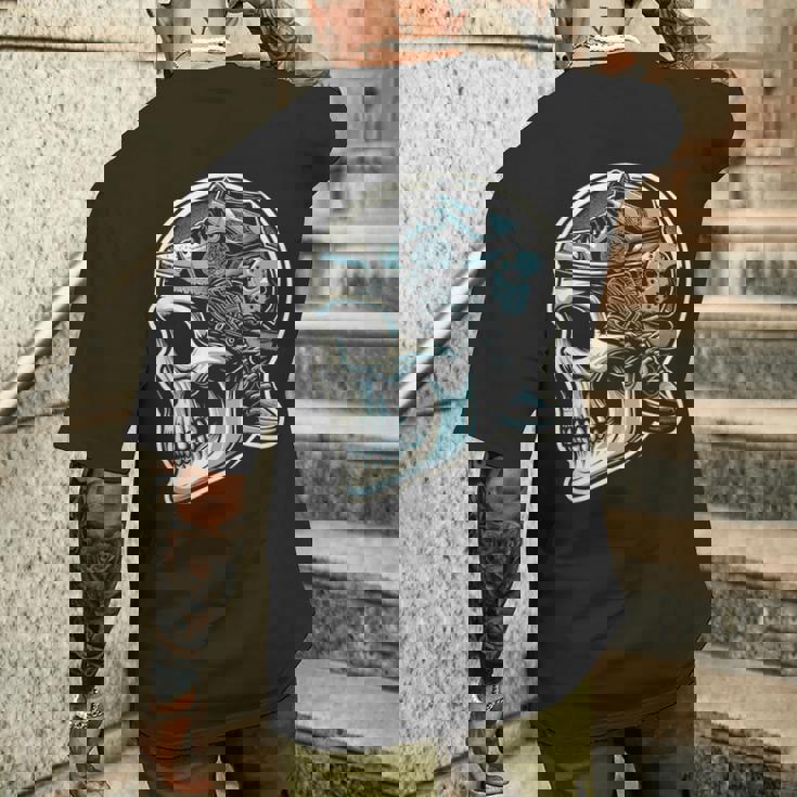 スニーカー ファン ムエルテ スカル メンズTシャツ バックプリント 彼への贈り物